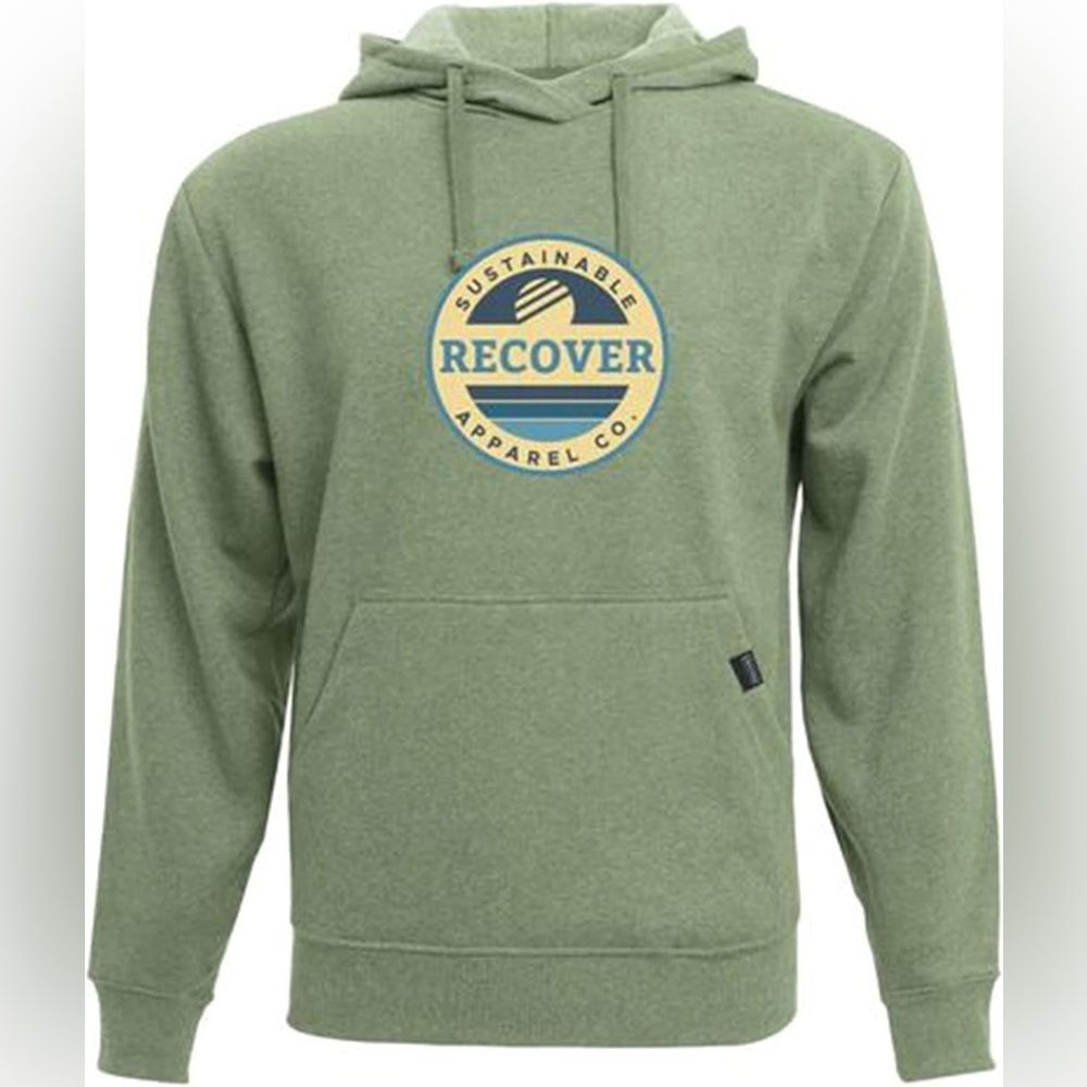 Recover unisex recycled polyester sweatshirt green size‎ large NWT in packaging